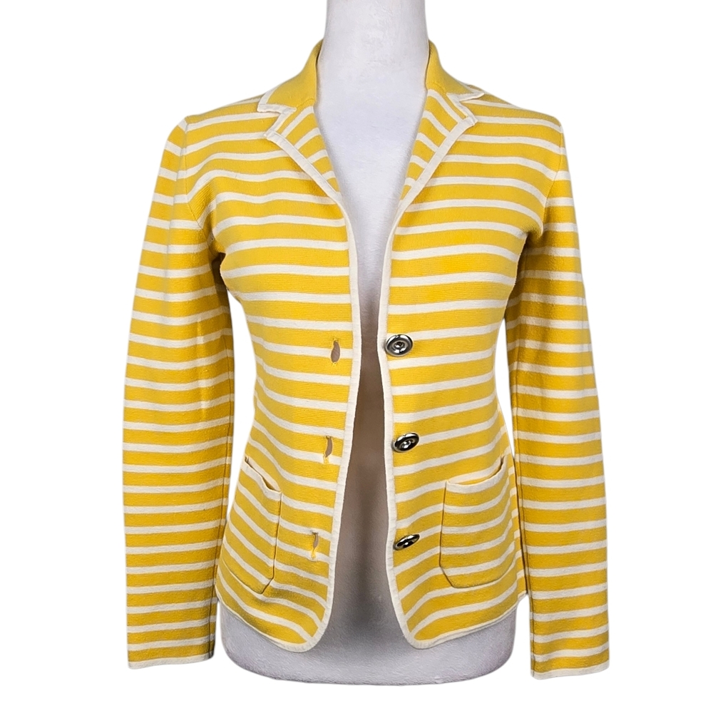 Banana Republic Striped Blazer‎ Sweater Size XS